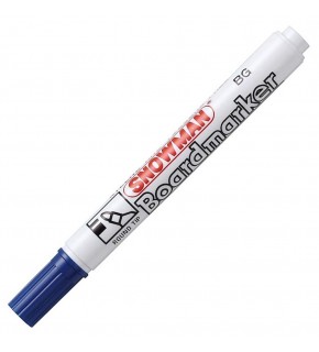 Snowman Tahta Kalemi Yuvarlak Uçlu Mavi BG-12 (1 Adet)