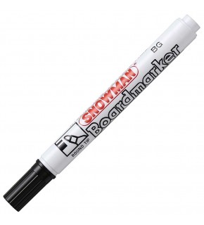 Snowman Tahta Kalemi Yuvarlak Uçlu Siyah BG-12 (1 Adet)