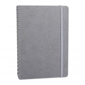 SÖĞÜTÖZÜ GRİ SPİRALLİ TARİHSİZ DEFTER (17X24 CM)