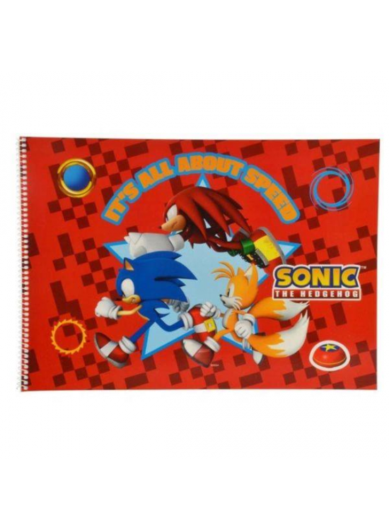 Sonic Spiralli Resim Defteri 25x35 15 YK 300215-15 (1 Adet) Sonic Spiralli Resim Defteri 25x35 15 YK 300215-15 (1 Adet)