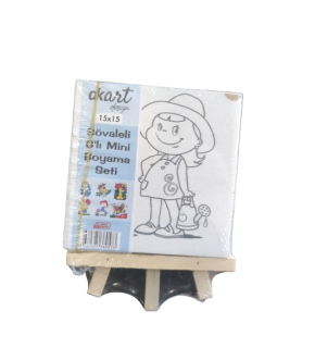 Şövaleli Baskılı Pres Tuval 15x15