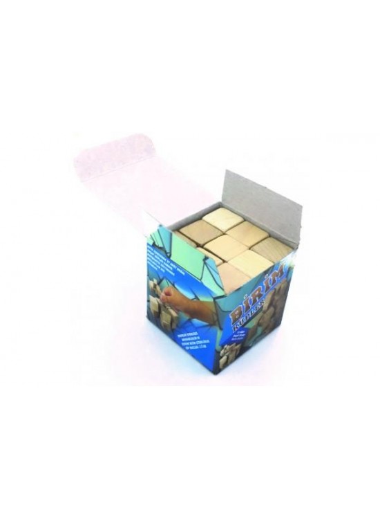 Soylu Ahşap Doğal Birim Küpü Kutulu