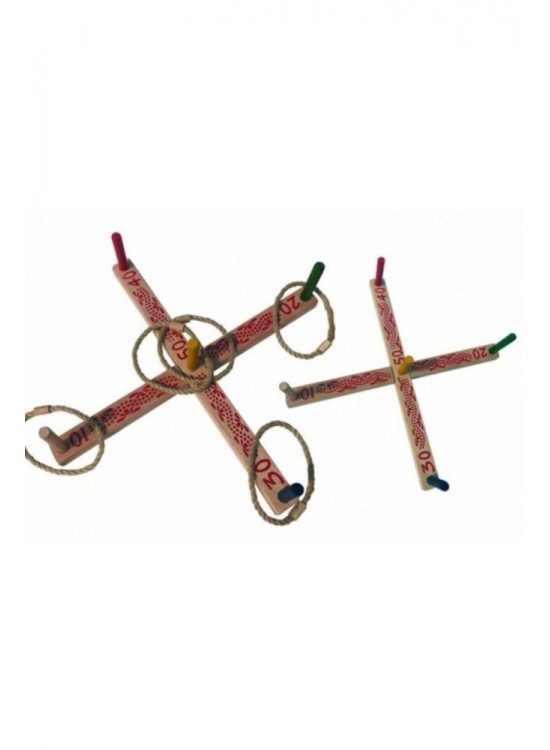 Soylu Ahşap Halka Atma Oyunu