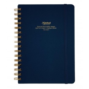 Sp.Sert Kapak Defter Canvas A5 100 GR 160 Syf Lacvert