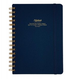 Sp.Sert Kapak Defter Canvas A5 100 GR 160 Syf Lacvert