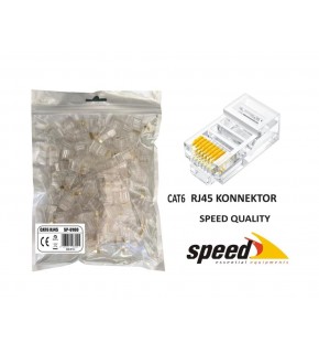 Speed SP-U100 CAT6 100 Adet Rj45 Konnektör