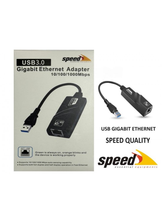 Speed UE050 10-100-1000 USB 2.0-3.0 Gigabit Ethernet Çevirici