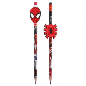 spiderman Figürlü Kurşun Kalem 2 Li Paket Gv-Pam