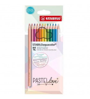 Stabilo Aquacolor Pastellove 12 Li 1612/7
