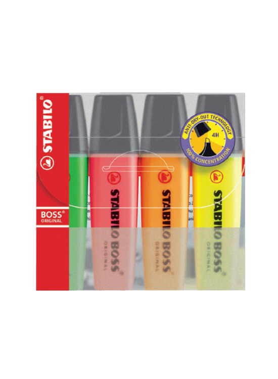 Stabilo Fosforlu Kalem Boss Orj 4 Lü 70/4