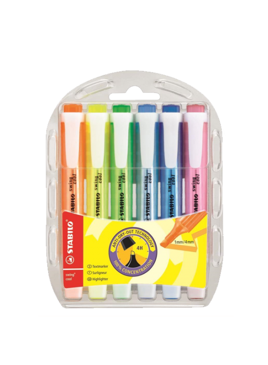 Stabilo Fosforlu Kalem Swing Cool 6 Renk 275/6