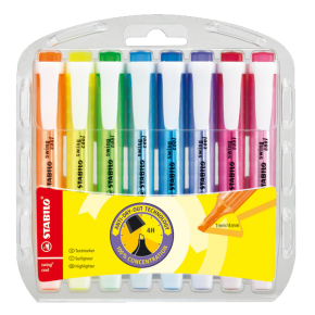 Stabilo Fosforlu Kalem Swing Cool 8 Renk Kalem Tipi 275/8-3