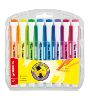 Stabilo Fosforlu Kalem Swing Cool 8 Renk Kalem Tipi 275/8-3