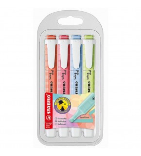 Stabilo Fosforlu Kalem Swing Cool Kalem Tipi Pastel 4 LÜ 275/4-08-1