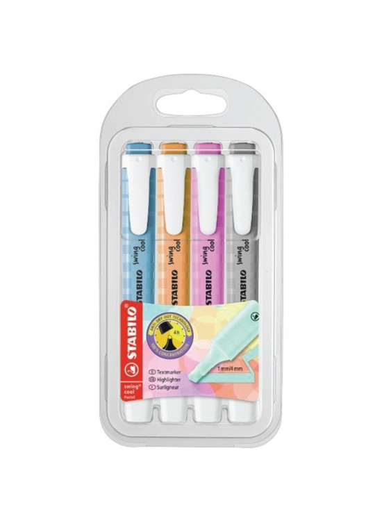 Stabilo Fosforlu Kalem Swing Cool Pastel 4 Lü 275/4-08-2