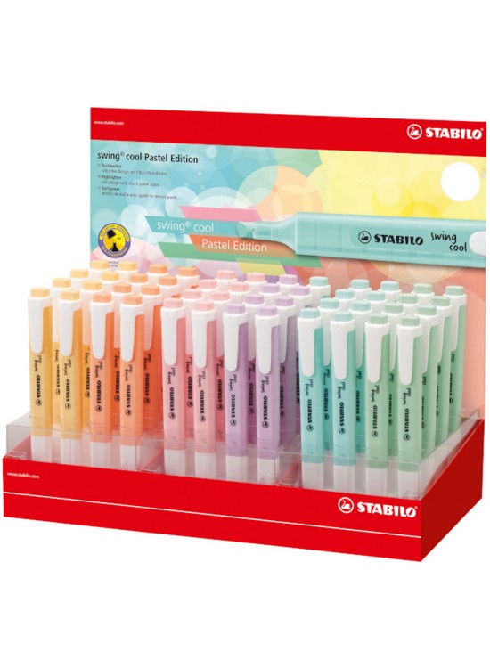 Stabilo Fosforlu Kalem Swing Cool Pastel 48 Li Stant 275/48-8