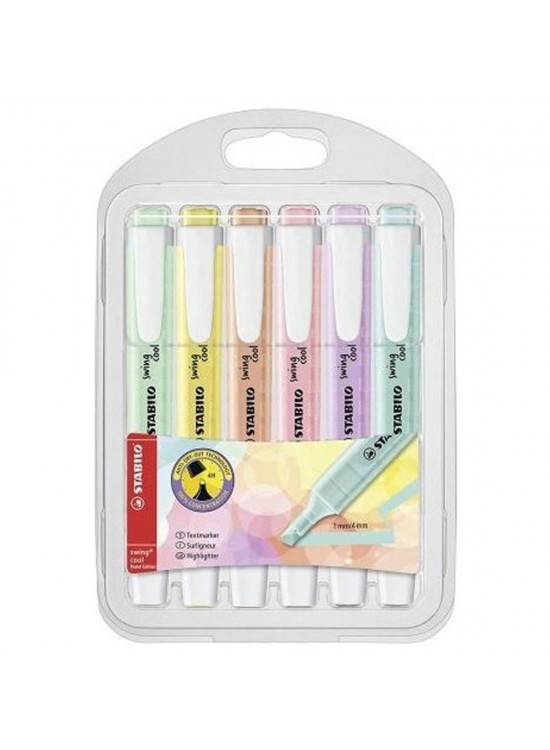 Stabilo Fosforlu Kalem Swing Cool Pastel 6 Lı Paket 275/6-08 Stabilo Fosforlu Kalem Swing Cool Pastel 6 Lı Paket 275/6-08