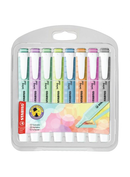 Stabilo Fosforlu Kalem Swing Cool Pastel 8 Li 275/8-08-2