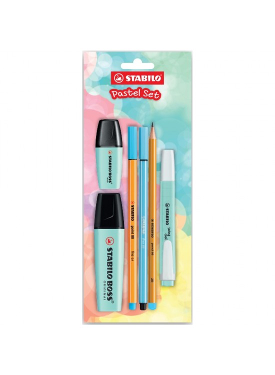 Stabilo Fosforlu Kalem Tek Renk Pastel Set 6 Lı Mavi 70/113-6 Stabilo Fosforlu Kalem Tek Renk Pastel Set 6 Lı Mavi 70/113-6