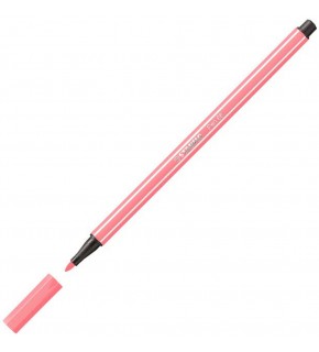 Stabilo Keçe Uçlu Boya Kalemi 1 MM Fosforlu Kırmızı 68/040 (1 Adet)