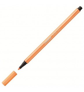 Stabilo Keçe Uçlu Boya Kalemi 1 MM Fosforlu Turuncu 68/054 (1 Adet)