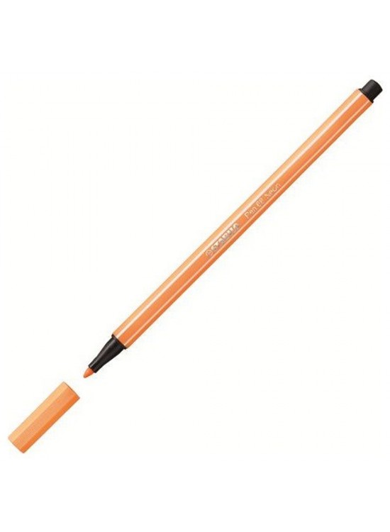 Stabilo Keçe Uçlu Boya Kalemi 1 MM Fosforlu Turuncu 68/054 (1 Adet)
