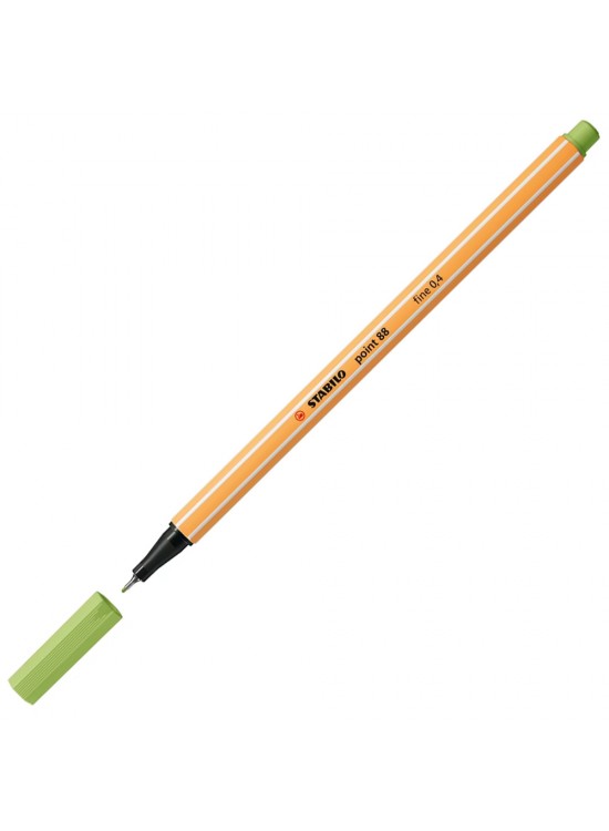 Stabilo Keçe Uçlu İnce Kalem 88 Point 0.4 MM Fıstık Yeşili 88/34 (1 Adet)