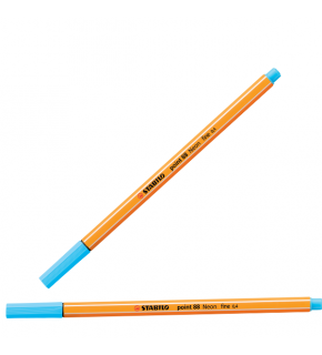 Stabilo Keçe Uçlu İnce Kalem 88 Point 0.4 MM Fosforlu Mavi 88/031 (1 Adet)