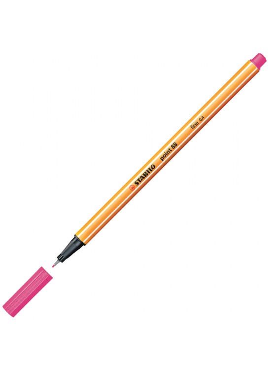 Stabilo Keçe Uçlu İnce Kalem 88 Point 0.4 MM Fosforlu Pembe 88/056 (1 Adet)