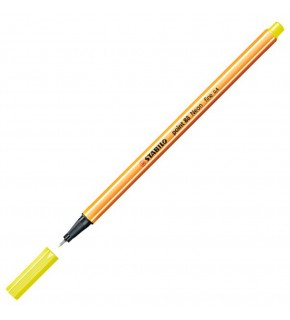 Stabilo Keçe Uçlu İnce Kalem 88 Point 0.4 MM Fosforlu Sarı 88/024 (1 Adet)