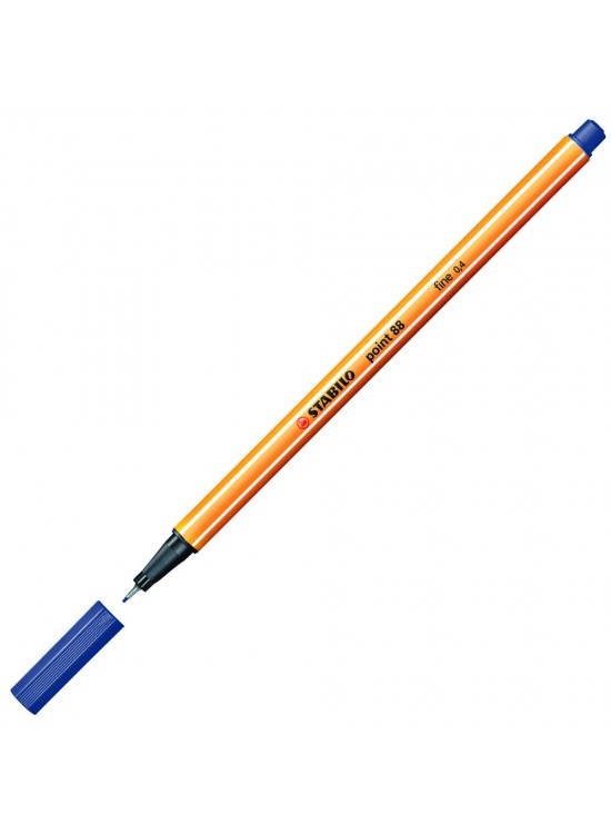 Stabilo Keçe Uçlu İnce Kalem 88 Point 0.4 MM Gece Mavisi 88/22 (1 Adet)