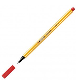 Stabilo Keçe Uçlu İnce Kalem 88 Point 0.4 MM Kırmızı 88/40 (1 Adet)