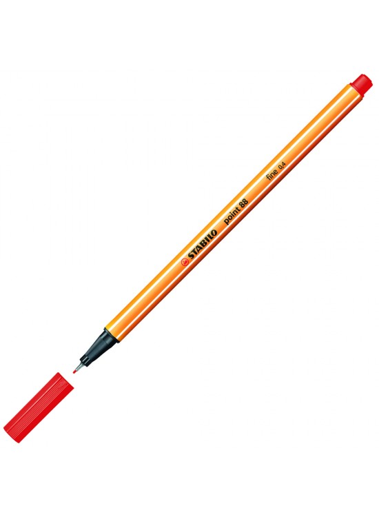 Stabilo Keçe Uçlu İnce Kalem 88 Point 0.4 MM Kızıl 88/48 (1 Adet)