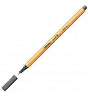 Stabilo Keçe Uçlu İnce Kalem 88 Point 0.4 MM Koyu Gri 88/96 (1 Adet)