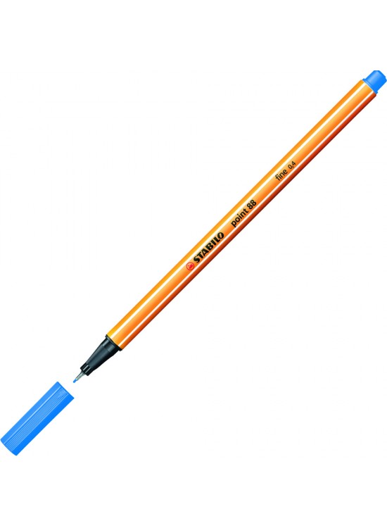 Stabilo Keçe Uçlu İnce Kalem 88 Point 0.4 MM Koyu Mavi 88/32 (1 Adet)