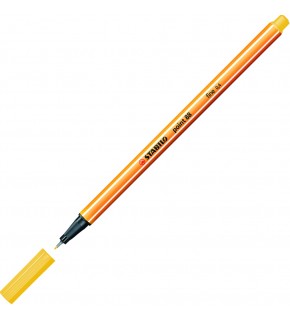 Stabilo Keçe Uçlu İnce Kalem 88 Point 0.4 MM Limon Sarısı 88/24 (1 Adet)