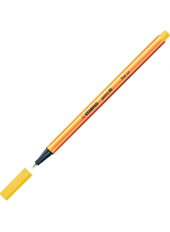 Stabilo Keçe Uçlu İnce Kalem 88 Point 0.4 MM Limon Sarısı 88/24 (1 Adet)