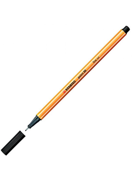 Stabilo Keçe Uçlu İnce Kalem 88 Point 0.4 MM Siyah 88/46 (1 Adet)