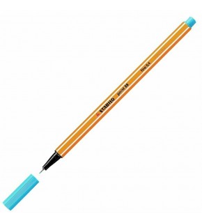Stabilo Keçe Uçlu İnce Kalem 88 Point 0.4 MM Turkuaz Mavi 88/51 (1 Adet)