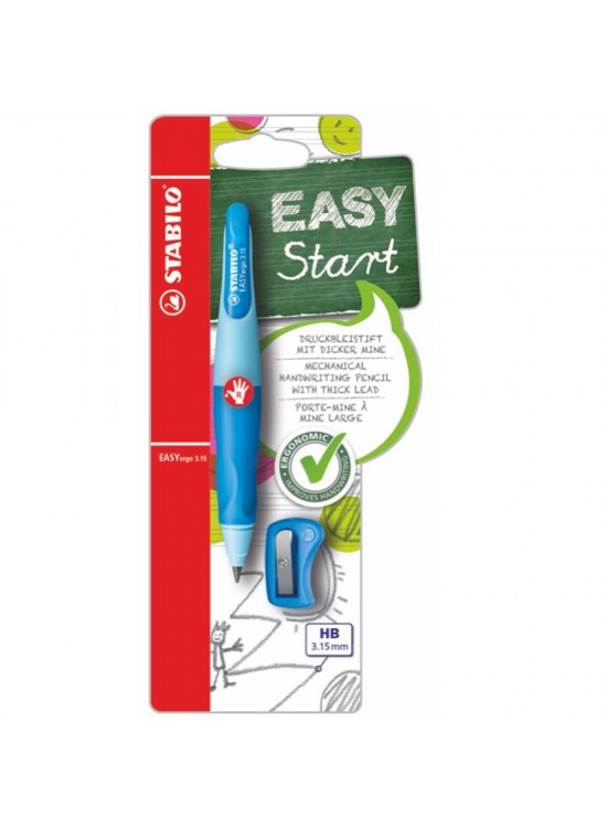Stabilo Kurşun Kalem Easyergo 3.15 Sağ Mavi Bls B-46873-10
