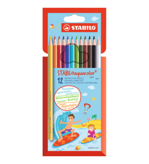 Stabilo Kuru Boya Aquacolor 12 Renk 1612-6