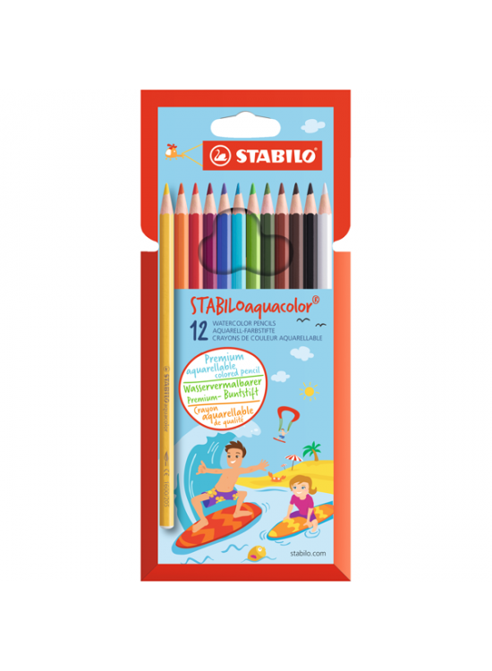 Stabilo Kuru Boya Aquacolor 12 Renk 1612-6