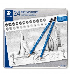 Staedtler Kurşun Kalem Mars Lumograph Metal 24 Lü 100 G24
