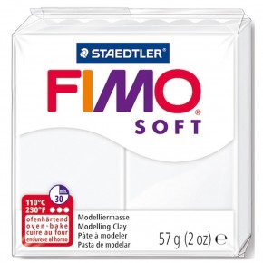 Staedtler Modelleme Kili Fımo Soft Beyaz 8020-0 07 (1 Adet)