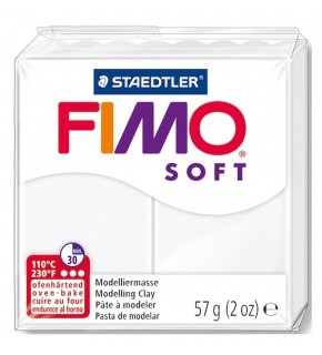 Staedtler Modelleme Kili Fımo Soft Beyaz 8020-0 07 (1 Adet)