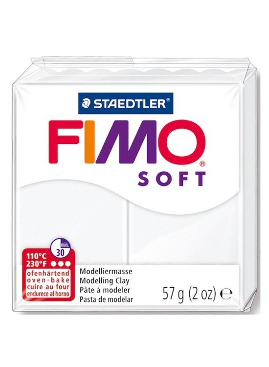 Staedtler Modelleme Kili Fımo Soft Beyaz 8020-0 07 (1 Adet)
