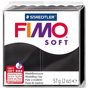 Staedtler Modelleme Kili Fımo Soft Siyah 8020-9 07 (1 Adet)