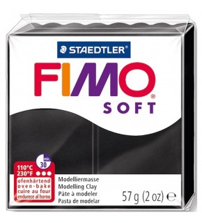 Staedtler Modelleme Kili Fımo Soft Siyah 8020-9 07 (1 Adet)