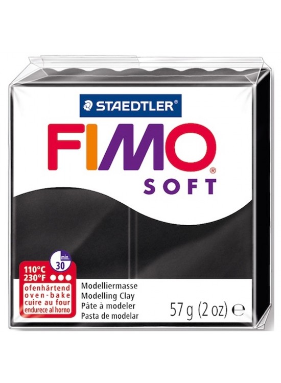 Staedtler Modelleme Kili Fımo Soft Siyah 8020-9 07 (1 Adet)