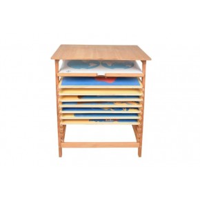 Standlı Kıta Haritaları ve Çalışma Kartlar